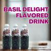Basil Delight Flavored Drink with Basil Seed,Flavored Fruit drink, Ready to Serve Drink (250ml pack of 12, Grapes) view 2