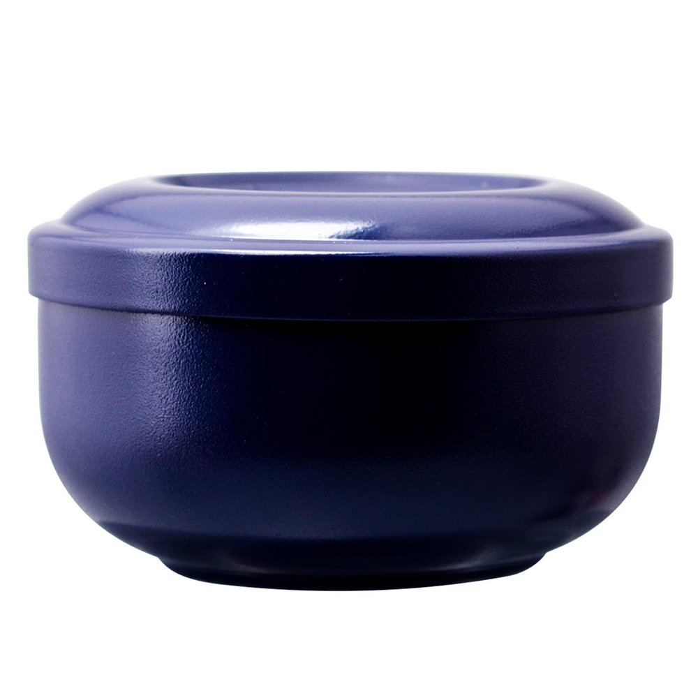 CALANDIS Stainless Steel Shaving Bowl with Lid Shaving Mug for Grandfather Father Men Blue | Shaving Brushes & Mugs | Shaving & Hair Removal
