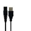 ORACURA 2-Pin USB Charging Cable | Compatible with OC001, OC010, OC100, OCE01, OC150, and OC200 Smart Water Flossers | Fast Charging | Durable Design | Black view 1