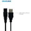 ORACURA 2-Pin USB Charging Cable | Compatible with OC001, OC010, OC100, OCE01, OC150, and OC200 Smart Water Flossers | Fast Charging | Durable Design | Black view 2