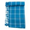 AMBIKA STORES & READYMADES Bath Premium Cotton Towels | Light Weight Turkish Style Checks Bath Towels for Men | (30 X 65 CM, Large Size) Luxuriously Soft & Checks Pattern Towels (Blue, Pack of 1) view 3