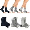 Advanced Heel Support Socks with Arch Compression | Plantar Fasciitis Pain Relief, Dirt Pads Protector, Running-Friendly | Men & Women view 1