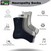 Advanced Heel Support Socks with Arch Compression | Plantar Fasciitis Pain Relief, Dirt Pads Protector, Running-Friendly | Men & Women view 2