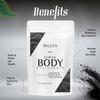 BALEEN Bikini Wax Powder Women with Charcoal 120 Gm (Pack Of 4) | Painless Herbal Hair Removal Powder for women Bikini Area, Legs, Hands & Underarms with No Harmful Chemicals, No Irritation view 3