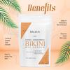 BALEEN Bikini Wax Powder Women with Ubtan & Sandalwood 120 Gm (Pack Of 4) | Painless Herbal Hair Removal Powder for women Bikini Area, Legs, Hands & Underarms with No Harmful Chemicals, No Irritation view 3