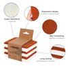 Cutting EDGE Coconut Fiber Coir - Biodegradable Non Scratch Cellulose & Long Lasting Scrubbing Pads for Kitchen Cleaning Dishes and Pots  Pack of 3 (10cm  7cm) view 3