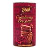 Fitur Cranberry Biscuits Cookies - 170g | Natural Tasty & Healthy Cookies | Crunchy, Gluten-Free, No Maida | Nutrient-Rich, Vegetarian Delight | No Preservatives & Artificial Flavors | Perfect for Snacking & Gifting view 1