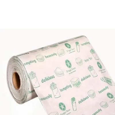 1KG Butter Paper Roll for Food Packing & Wrapping Food Items Snacks Fries,roti parantha etc,30 * 8 * 8cm