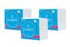 Claret Soft Paper Napkins, 27x30 cm, 1-Ply, 80 Sheets/Pack, Pack of 3 - Highly Absorbent, Virgin Paper, Disposable Tissue for Kitchen, Dining, Family Use view 1