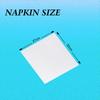 Claret Soft Paper Napkins, 27x30 cm, 1-Ply, 80 Sheets/Pack, Pack of 3 - Highly Absorbent, Virgin Paper, Disposable Tissue for Kitchen, Dining, Family Use view 3