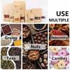 Khaana Packaging - (50pc - 11x7 Inch) KRAFT POUCH STAND-UP BAGS WITH SELF-SEALING TECHNOLOGY MATT BROWN 1000 GRAM - 1kg (11 Inch x 7 Inch) or (17.78cm x 27.94cm) (PACK OF 50pc) view 4