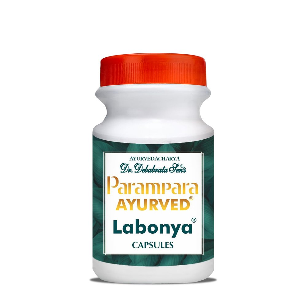 Parampara Ayurved Labonya Capsules Acne Free Skin Herbal Supplement for Spotless Look 150 Capsules