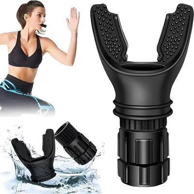 ECOVISTA Pure Silicone Lung Breathing Trainer Respiratory Muscle Exercise Device | Lung Expander for Breathing Enhancement | Improve Lung Capacity & Sports Performance | Fitness Breathing Tool (Pack of 1) (PACK OF 1)