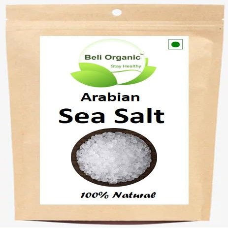 Beli Organic 100% Natural Arabian Sea Salt for Cooking, Seasoning & Flavoring