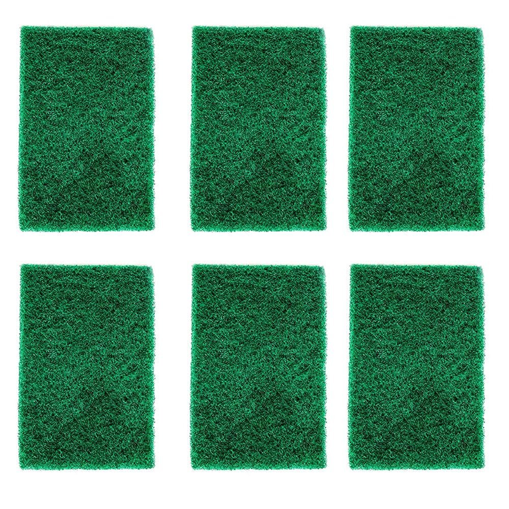 GENTRYA Scrub Sponge Cleaning Pads Aqua Green (Pack of 6)