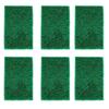 GENTRYA Scrub Sponge Cleaning Pads Aqua Green (Pack of 6) view 1
