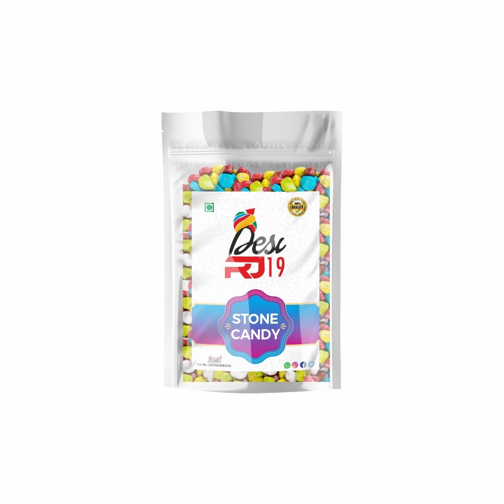 Desi RJ19 Stone Candy | Milk Stone Chocolate candy | Rock river Shape Chocolate Birthday Gift for Kids, Girls & Boys Cake Decoration (200g)