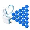 PARSE PERSONAL CARE Automatic Toilet Bowl Cleaner Tablets Bathroom Toilet Tank Cleaner, Toilet Blue Clean Bubbles, Long-Lasting, Mild Lemon Scent, Fresh Air and No Pungent Odor Pack Of 10 view 1