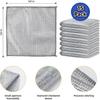 Extempore Pack 15 Multipurpose Wire Dishwashing Rags for Wet and Dry Stainless Steel Scrubber Non-Scratch Wire Dishcloth for Washing Dishes Sinks Counters Easy Rinsing Machine Washable view 2