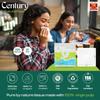Century 1 Ply 100% Virgin Pulp Tissue Paper Napkins|Highly Absorbent & Chemical Free Serving Napkins 100 Pulls- 30x30 cm (Pack of 4) view 2