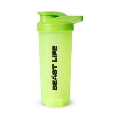 BEASTLIFE Premium Gym Shaker Bottle 750ml (Neon) | Leak-Proof & BPA-Free Protein Shaker for Pre Workout, BCAA & Creatine Mixing | Durable & Easy to Clean