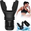 JUFAB Portable Oxyflow Breathing Trainer Device Lungs Exercise Equipment Breathing Trainer Oxy Boost For Men And Women Running Breathing Trainer (Black) view 1