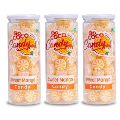 GO COCO SWEET MANGO CANDY 660 GRAM (220 GRAM X 3). 1