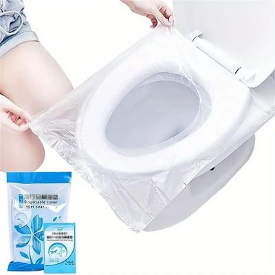 Azinoor Disposable Toilet Seat Covers - Pack of 100 Sheets | No Direct Contact with Unhygienic Seats | Portable Toilet Covers for Public Restrooms, Airplane, Pregnant Mom | Easy to Dispose