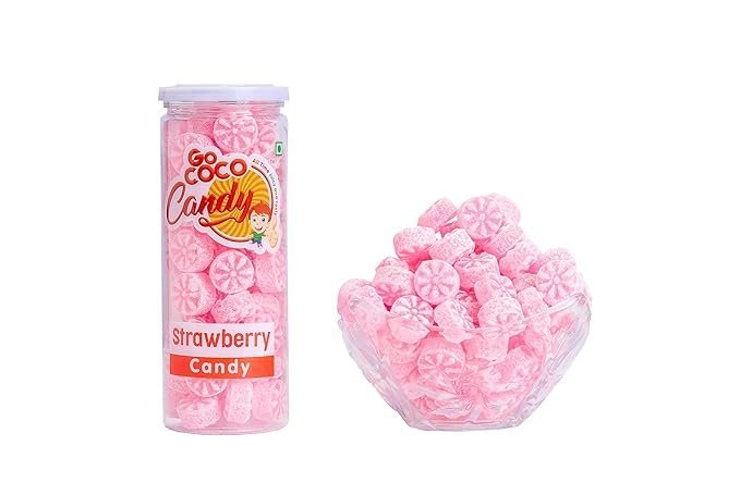 GO COCO STRAWBERRY CANDY 220 GRAM. 1