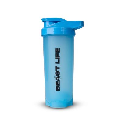 BEASTLIFE Premium Gym Shaker Bottle 750ml (Blue) | Leak-Proof & BPA-Free Protein Shaker for Pre Workout, BCAA & Creatine Mixing | Durable & Easy to Clean
