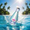 SVVA Sparkling Water 250ml (Pack of 4) | Premium Sparkling Water Bottle | Sugar Free Drinks | Zero Calorie Drink | Carbonated Water | Proudly Made in India | Premium Glass Bottle view 3
