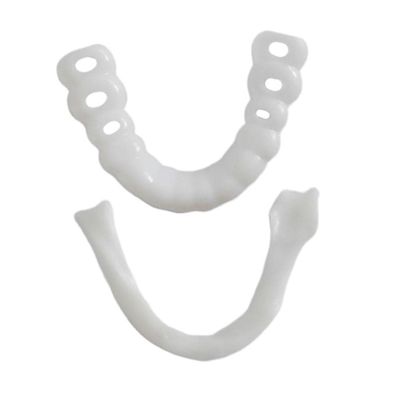 NavaFresh Basics Silicone Upper/Lower False Teeth Dental Veneers Dentures Fake Tooth Lower Health & Beauty | Oral Care | Other Oral Care