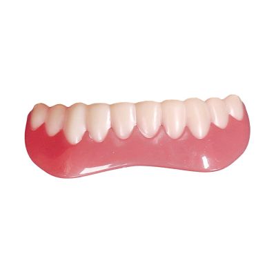 NavaFresh Basics Upper Lower Veneers FALSE Teeth Denture Bright White Shade For Lower Jaw