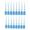 NavaFresh Basics Adult 16 Pieces Silicone Interdental Manual Brush, Toothpick Tooth Flossing Oral Hygiene Brush, Tooth Cleaning Tool, For Women Men Blue view 2