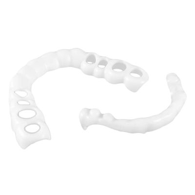 NavaFresh Basics 1Pair Silicone Upper/Lower False Teeth Dental Veneers Dentures Fake Tooth 2