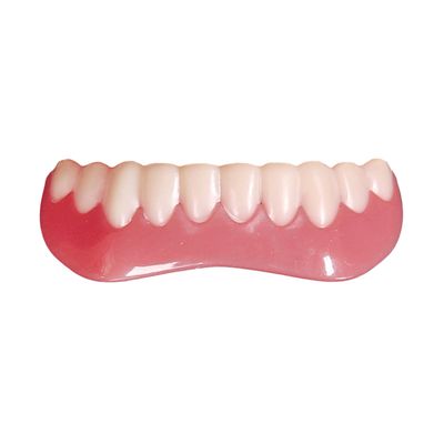 NavaFresh Basics Upper Lower Veneers FALSE Teeth Denture Bright White Shade for lower jaw