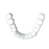 NavaFresh Basics Silicone Upper/Lower False Teeth Dental Veneers Dentures Fake Tooth Upper view 1