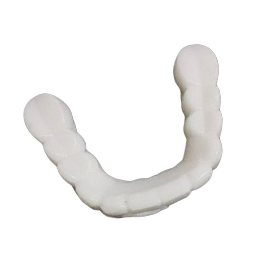 NavaFresh Basics Resin Teeth Veneers Comfortable Dentures Tooth Cover Removable Reusable Upper Cover