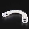 NavaFresh Basics Silicone Upper/Lower False Teeth Dental Veneers Dentures Fake Tooth Upper view 3