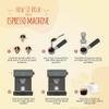 COFFEEZA Ground Coffee - Fine Grind - Intenso - Pack of 4 (250g Each) - Medium-Dark Roast 100% Arabica Ground Coffee Powder view 4