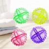 VARNI Fashion Silicon Washing Machine Cloth Wash Brush Cleaning Ball Products Wash Without Detergent Soft Fabric Washer Helper Cleaning Ball (Multicolor Pack of 4) view 2