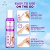 Azah Hair Removal Spray Cream [200 ML] | Remove Hairs in 3-5 Mins Only | Painless & Irritation Free Body Hair Removal for Chest, Legs, Arms & UnderArm | Hair Removal Spray for Women view 3