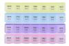 BEYOND BASIC Pill Box 7 Day Weekly Medicine Organizer | Daily Planner Portable Travel Container Holder for Vitamin | 28 Days or 4 Week Tablet or Medicine Box | Pill Organizer 4 Times A Day view 1