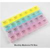 BEYOND BASIC Pill Box 7 Day Weekly Medicine Organizer | Daily Planner Portable Travel Container Holder for Vitamin | 28 Days or 4 Week Tablet or Medicine Box | Pill Organizer 4 Times A Day view 2