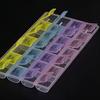 BEYOND BASIC Pill Box 7 Day Weekly Medicine Organizer | Daily Planner Portable Travel Container Holder for Vitamin | 28 Days or 4 Week Tablet or Medicine Box | Pill Organizer 4 Times A Day view 3