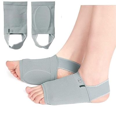 1 pair Arch Support for Flat Feet with belt Leg Foot Pain Relief Product, Foot Care Shoes Slippers Foot Arch Socks for Men & Women