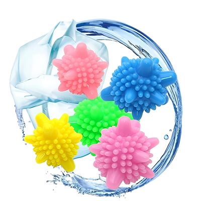 Ecocheap Eco-Friendly Reusable Washing Machine Laundry Balls - Hypoallergenic, Chemical-Free Silicone - Multicolour - Clean and Soft Clothes - No Detergent Needed - Safe for All Fabrics
