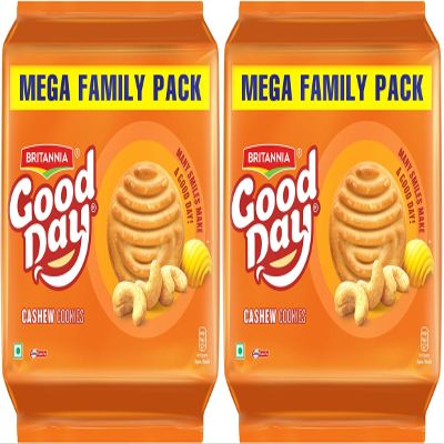 Truecart Britannia Good Day Cashew Cookies,1000Gm (Pack Of 2)
