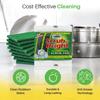 Fablas Scrub N Bright Nylon Scrub Pad (Pack of 24) - 7.5cm x 10cm, Durable Anti-Grease Technology, Removes Stubborn Stains, Long-Lasting & Cost-Effective for Tough Cleaning view 2