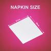 Claret 1-Ply White Napkins, Soft & Absorbent, 100 Sheets/Pack, 5 Packs, 27x30 cm  Ideal for Kitchen, Parties, Events, Dining, Disposable Tissue Paper view 3